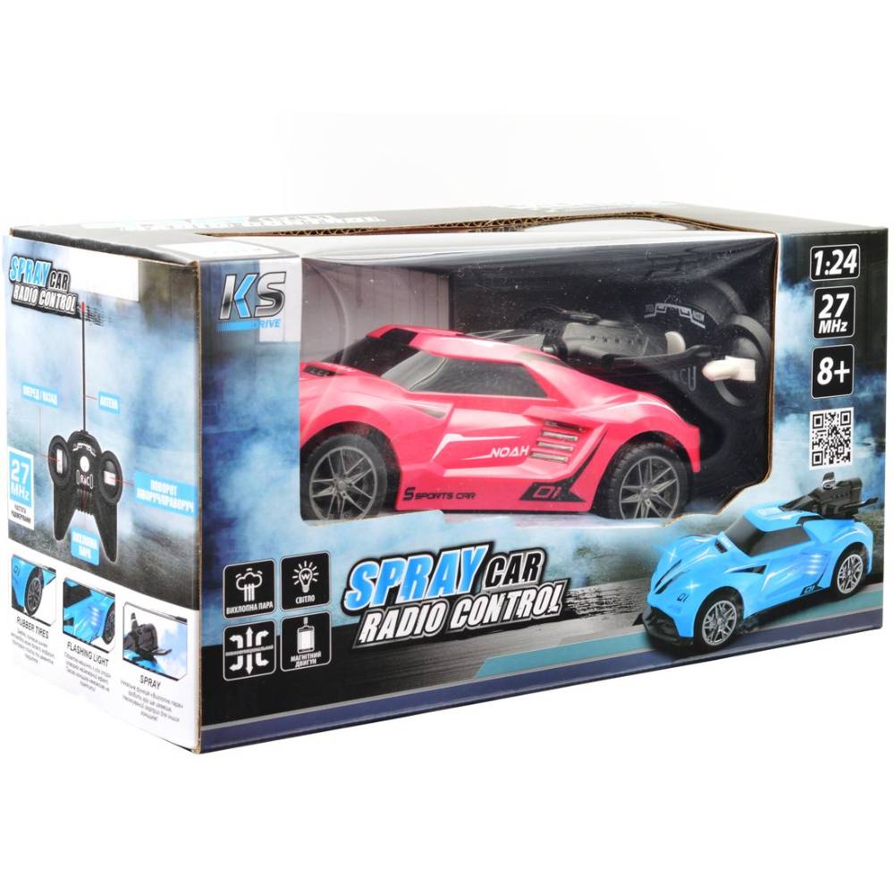 Огляд Машинка Sulong Toys Spray Car Sport Pink (SL-354RHP)