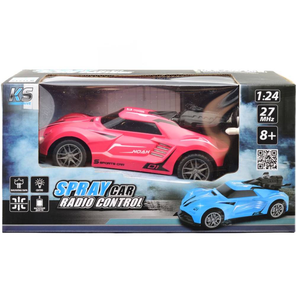 В Фокстрот Машинка на р/у Sulong Toys Spray Car Sport Pink (SL-354RHP