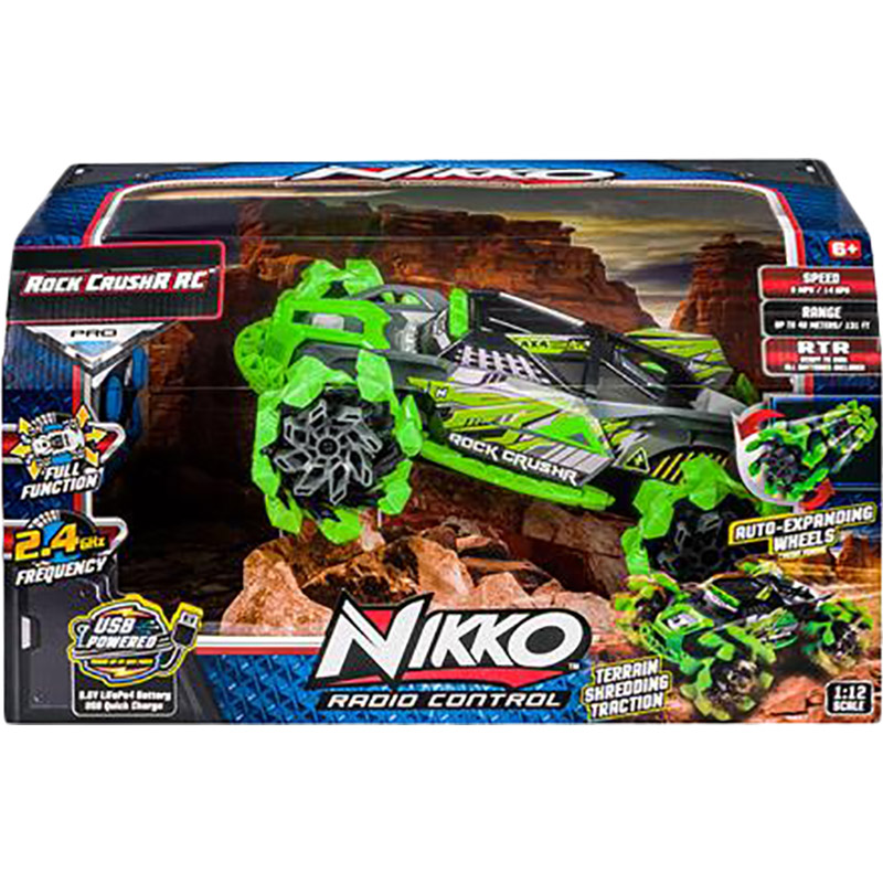 Машинка на р/в NIKKO Rock CrushR Techno Green (10211) Призначення ралі (rally)