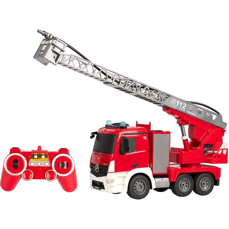 Машинка на р/у DOUBLE E Пожарный автомобиль Mercedes Benz Arocs (E527-003) Питание Аккумулятор 4.8V