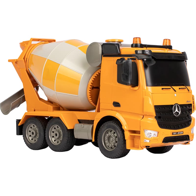 Машинка на р/у DOUBLE E Бетономешалка Mercedes Benz Arocs (E528-003) Питание Аккумулятор 4.8V