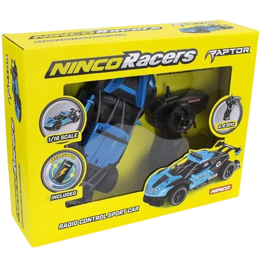 Машинка на р/в NINCORACERS NH93166 Raptor (8428064931665) Живлення акумулятор