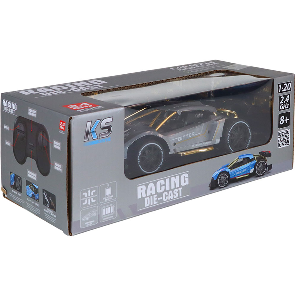 У Фокстрот Машинка на р/в KS DRIVE EXTREME RACING Silver (SL-8212ARHS)