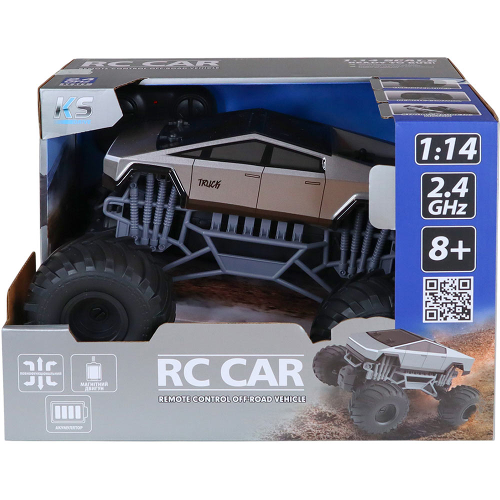 В інтернет магазині Машинка на р/в KS DRIVE BIGFOOT OFF-ROAD CYBER RIDE Silver (SL-8362ARHG)