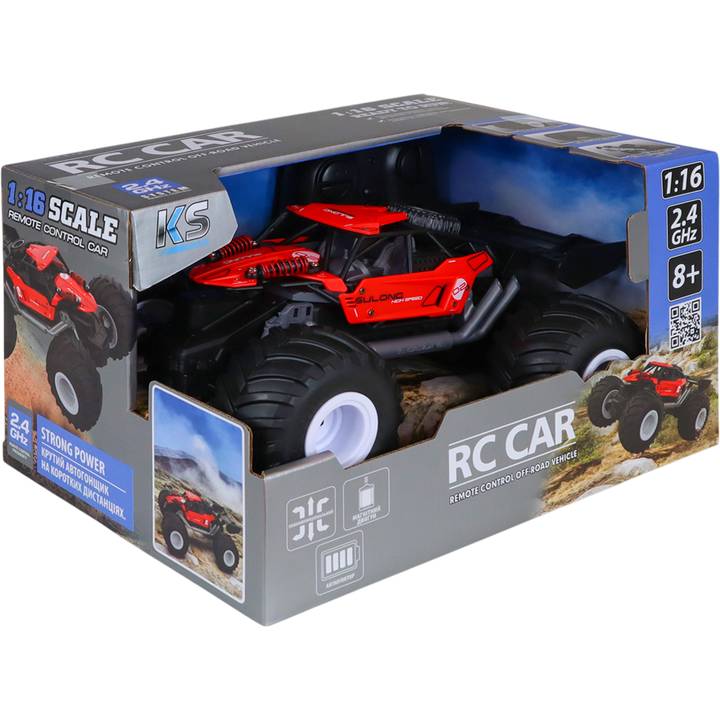 В Фокстрот Машинка на р/у KS Drive Off-Road Strong Power 1:16 Red (SL-8423ARH)