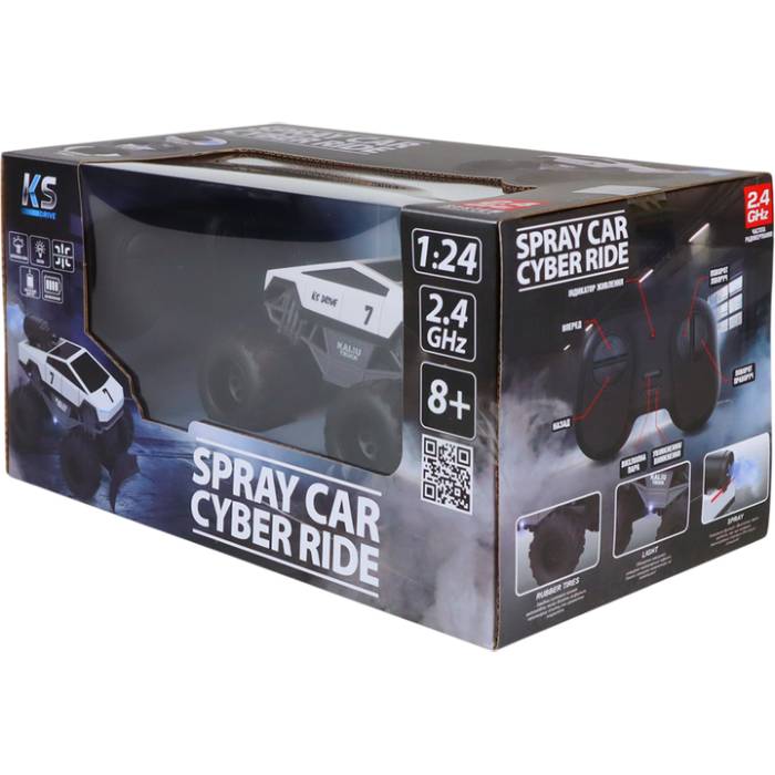 Покупка Машинка на р/в KS Drive Spray Car Cyber Ride 1:24 White (SL-6076RH)