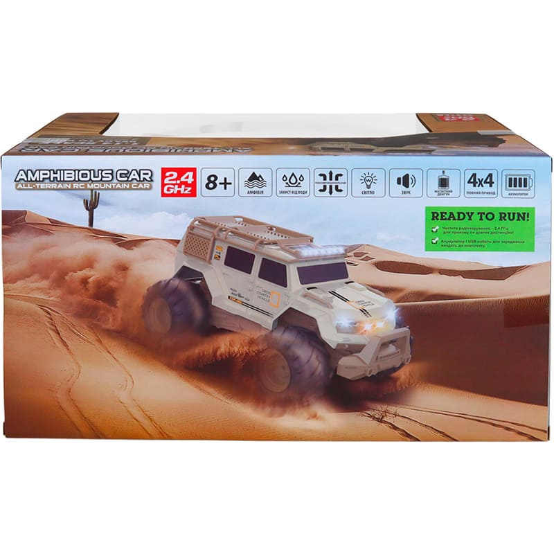 Обзор Машинка на р/у KS DRIVE AMPHIBIOUS 4WD (SL-8018ARH)