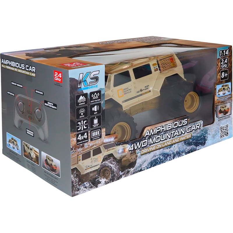 В Фокстрот Машинка на р/у KS DRIVE AMPHIBIOUS 4WD (SL-8018ARH)