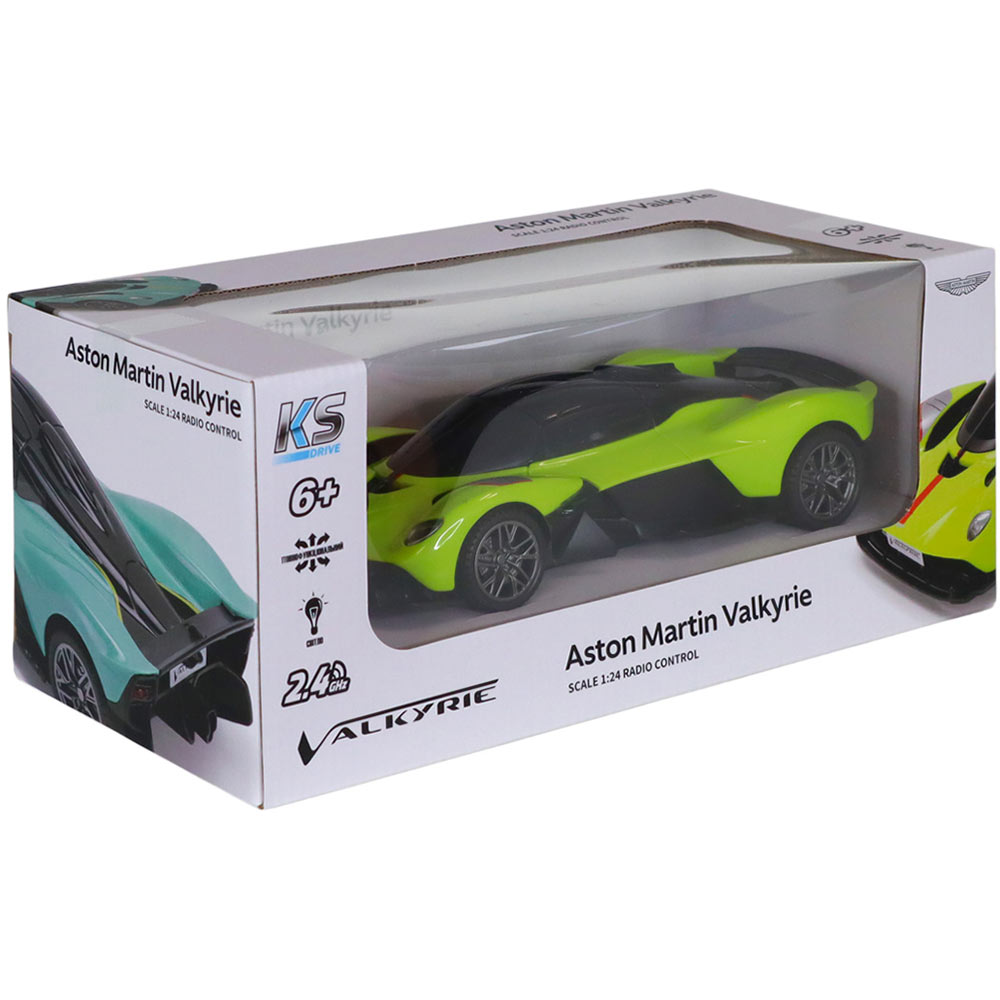 В Фокстрот Машинка на р/у KS DRIVE Aston Martin Valkyrie 1:24 Green (250GAVGG)