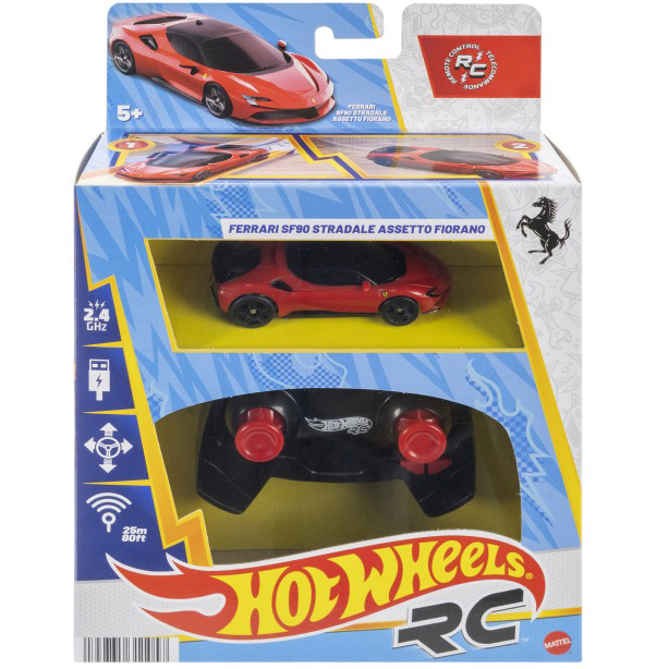 Зовнішній вигляд Машинка HOT WHEELS Ferrari SF90 Stradale Assetto Fiorano (JGD09)