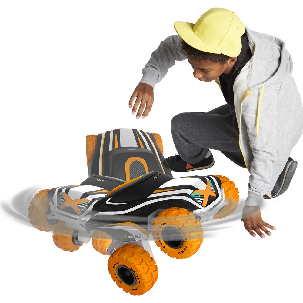 Машинка на р/в Silverlit Mini Fold 1:20 27 МГц (20120) Живлення пульт: 1 x 9 В "Крона" (немає в комплекті); автомобіль: 6 х 1.5 В AA (немає в комплекті)