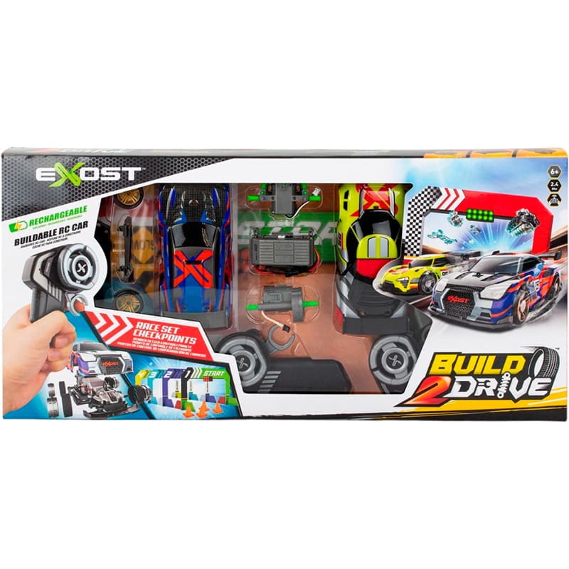 В интернет магазине Игровой набор SILVERLIT BUILD 2 DRIVE DUO PACK RACE SET (20705)