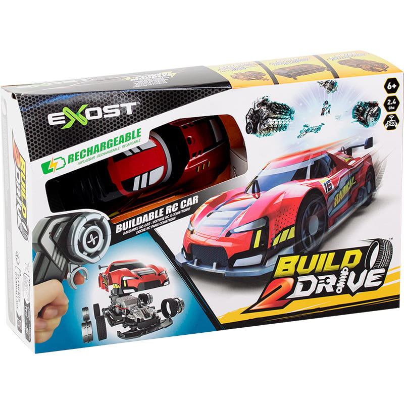 В Украине Машинка на р/у SILVERLIT BUILD 2 DRIVE RADICAL RACER Red (20701)