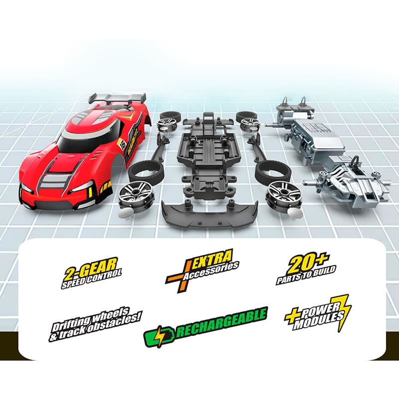 Покупка Машинка на р/у SILVERLIT BUILD 2 DRIVE RADICAL RACER Red (20701)