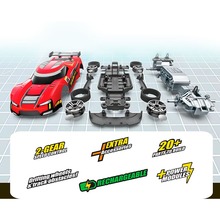 Машинка на р/у SILVERLIT BUILD 2 DRIVE RADICAL RACER Red (20701)