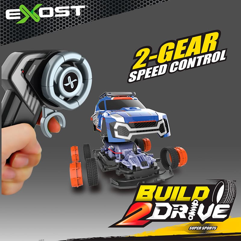 Внешний вид Машинка на р/у SILVERLIT BUILD 2 DRIVE SUPER SPORTS Blue (20702)