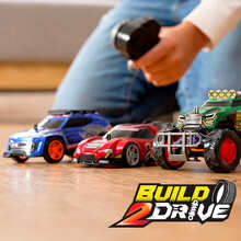 Машинка на р/у SILVERLIT BUILD 2 DRIVE SUPER SPORTS Blue (20702)