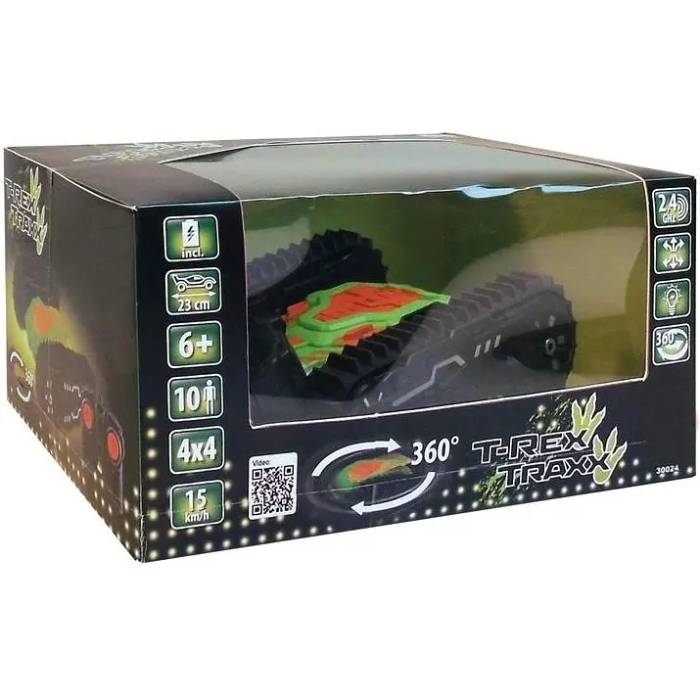 Машинка на р/в HAPPY PEOPLE T-Rex-Traxx 2.4 GHz (H30024) Живлення Живлення пульта управління: 2 х 1.5 V AA (у комплекті), живлення автомобіля: 1 х 7.4 V акумулятор (у комплекті).