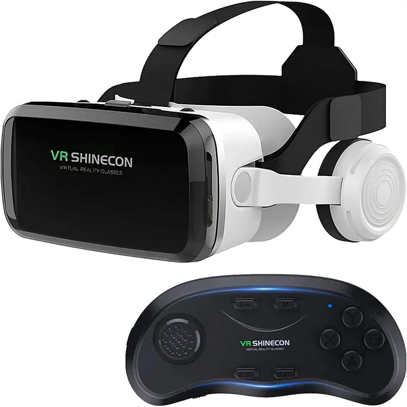 Окуляри віртуальної реальності SHINECON SC-G04BS-Box + Джойстик SC-B01 (SC-G04BS+SC-B01) Окуляри віртуальної реальності SHINECON SC-G04BS-Box + Джойстик SC-B01 (SC-G04BS+SC-B01)
