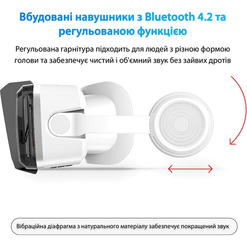 Зображення Окуляри віртуальної реальності SHINECON SC-G04BS-Box + Джойстик SC-B01 (SC-G04BS+SC-B01)