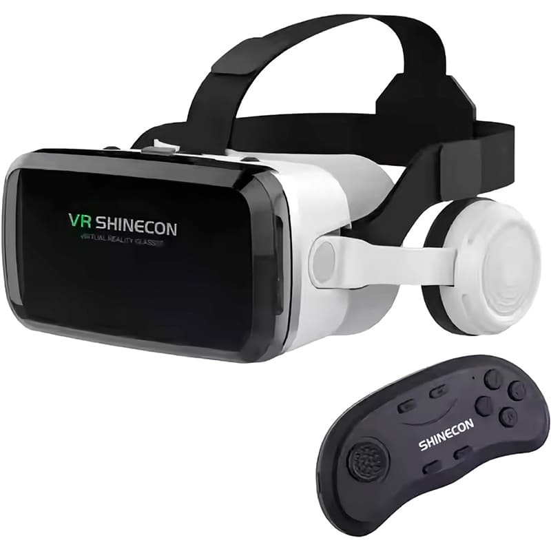 Окуляри віртуальної реальності SHINECON SC-G04BS-Box + Джойстик SC-B01 (SC-G04BS+SC-B01) Джерело відеосигналу cмартфон