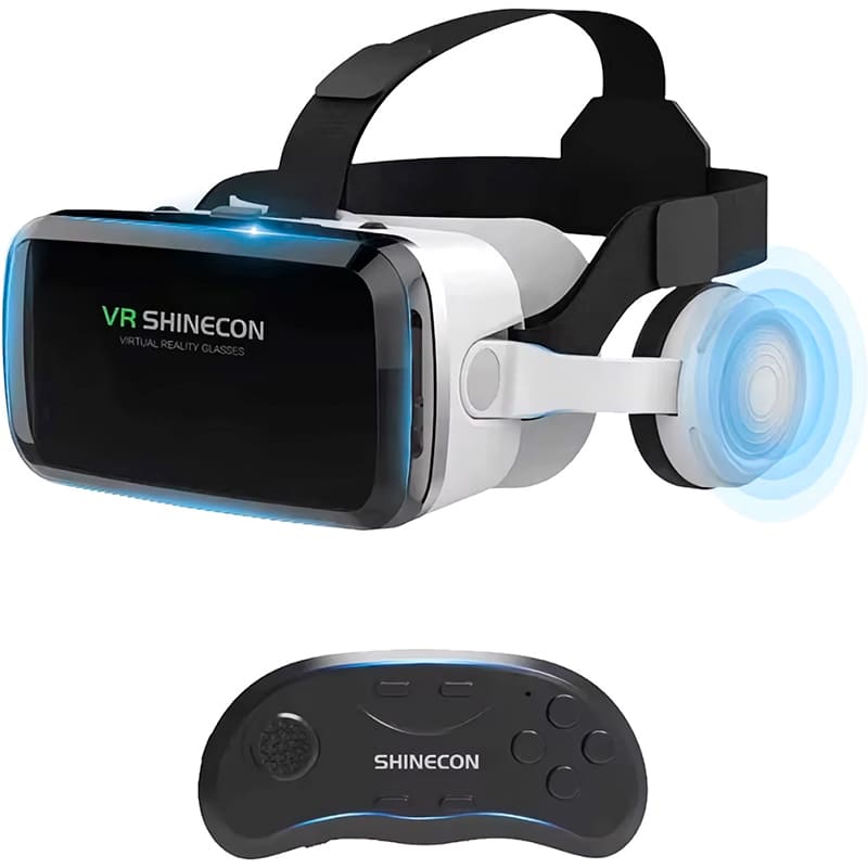 Окуляри віртуальної реальності SHINECON SC-G04BS-Box + Джойстик SC-B01 (SC-G04BS+SC-B01) Сумісність універсальна