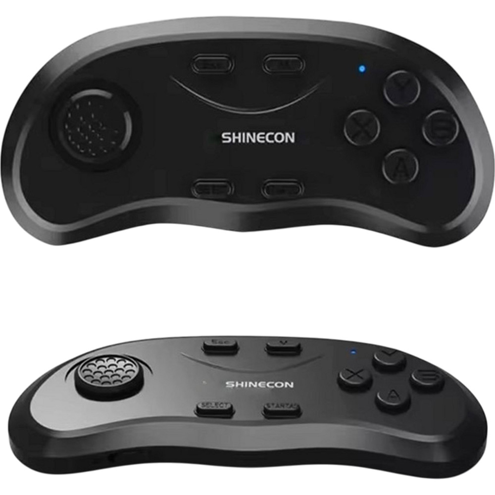 Окуляри-шолом віртуальної реальності SHINECON VR SC-G04DEA black + Джойстик Shinecon B01SC (SC-G04EA+SC-B01) Підключення бездротове
