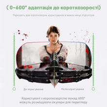 Окуляри віртуальної реальності VR PARK Inspire із джойстиком Terios T3 Black (VR-Park)