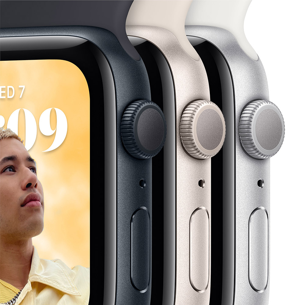 Смарт-часы APPLE Watch SE 2022 40 Silver Alum White Sp/B (MNJV3UL/A) Совместимость iOS (Apple)