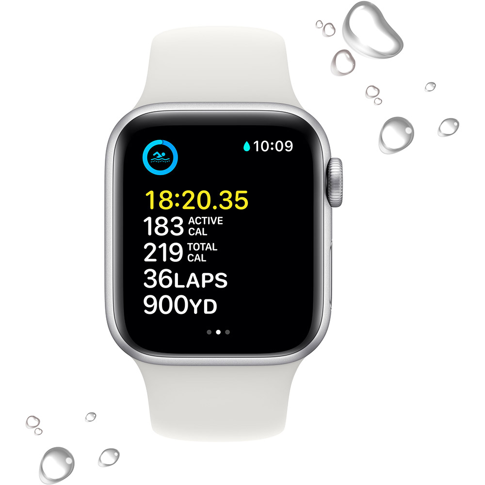 Смарт-часы APPLE Watch SE 2022 40 Silver Alum White Sp/B (MNJV3UL/A) Вид деятельности велоспорт