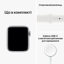 Смарт-часы APPLE Watch SE 2022 40 Silver Alum White Sp/B (MNJV3UL/A)