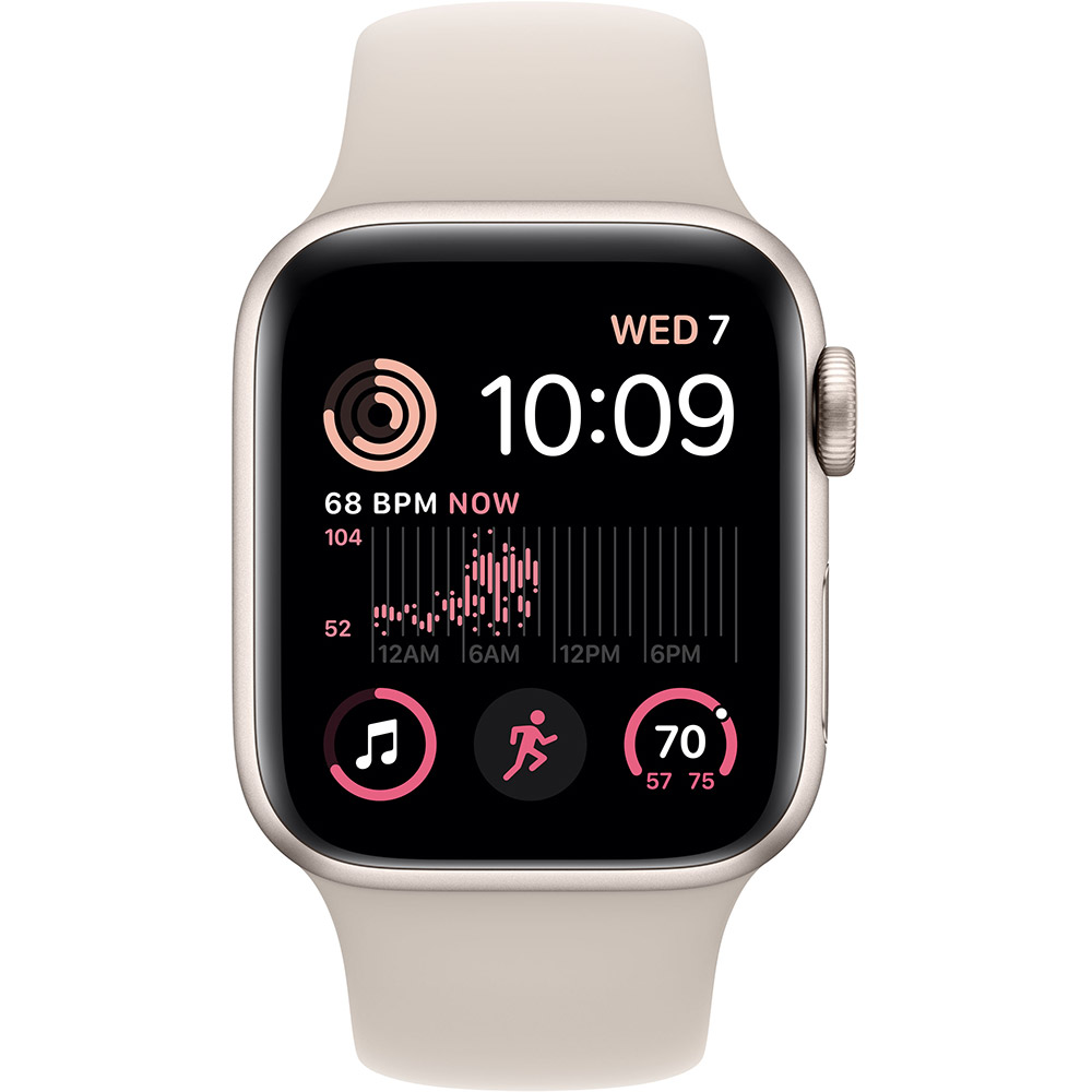 Смарт-часы APPLE Watch SE 2022 40 Starlight Alum Starlight Sp/B (MNJP3UL/A) Совместимость iOS (Apple)