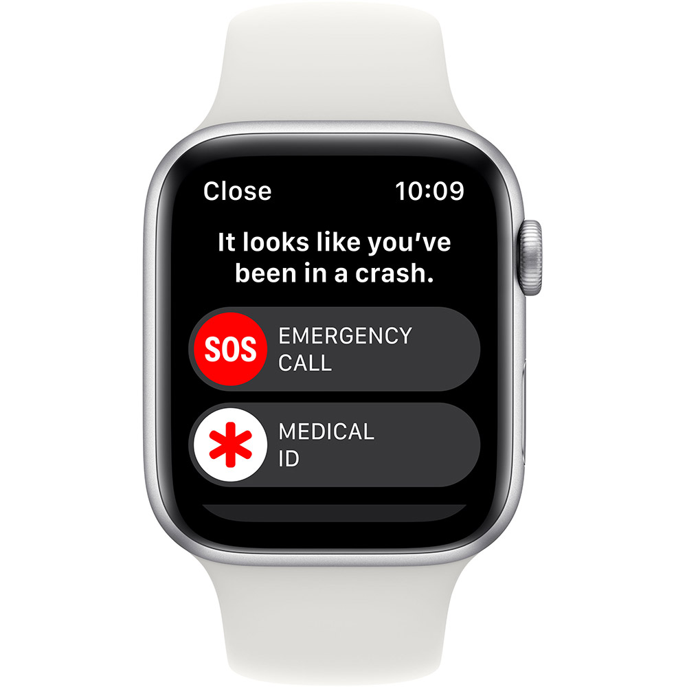 Фото Смарт-часы APPLE Watch SE 2022 44 Silver Alum White Sp/B (MNK23UL/A)