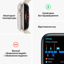 Смарт-часы APPLE Watch Series 8 GPS 41 Midnight Alum Midnight Sp/B (MNP53UL/A)
