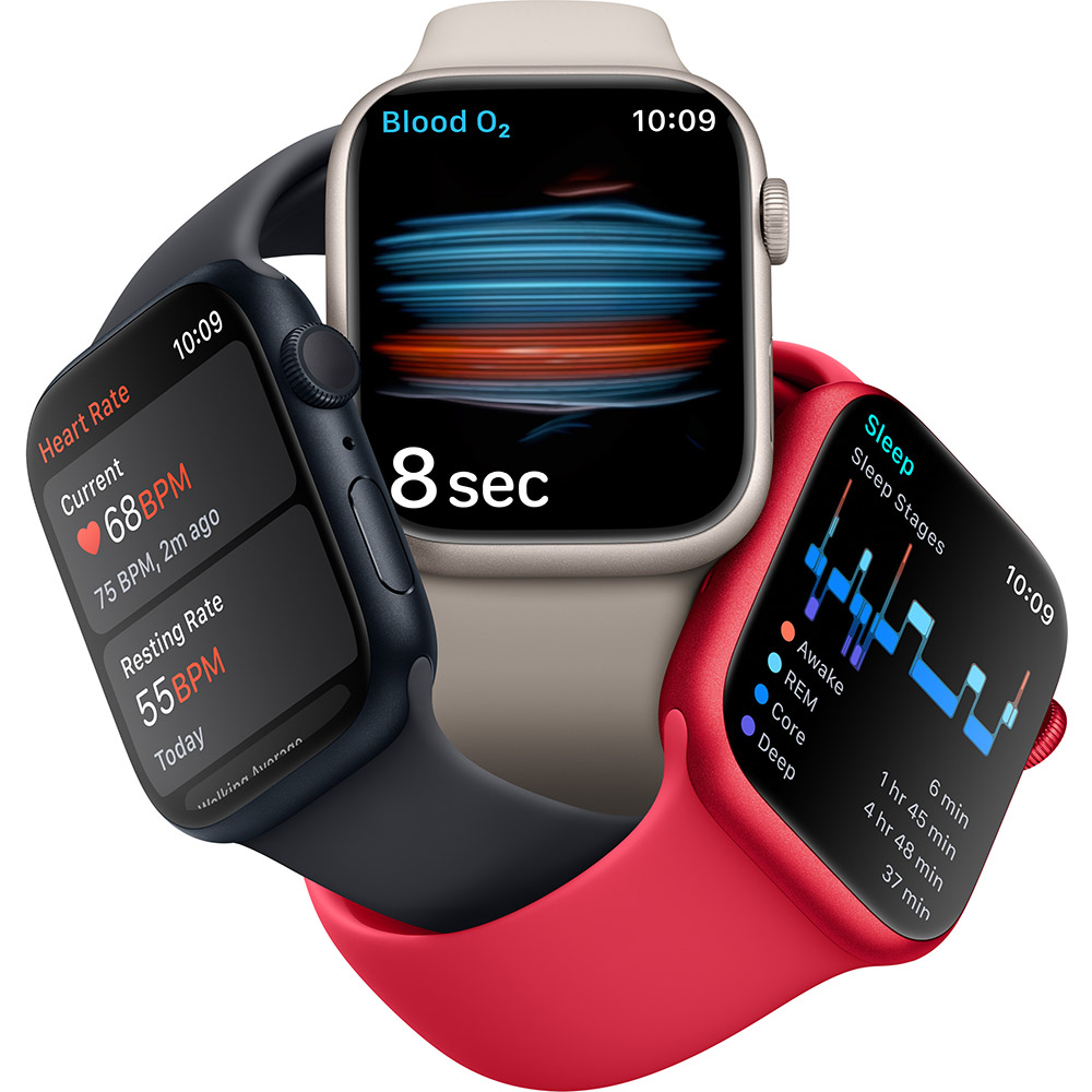 Смарт-часы APPLE Watch Series 8 GPS 41 Starlight Alum Starlight Sp/B (MNP63UL/A) Вид деятельности велоспорт
