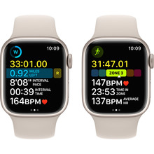 Смарт-часы APPLE Watch Series 8 GPS 41 Starlight Alum Starlight Sp/B (MNP63UL/A)
