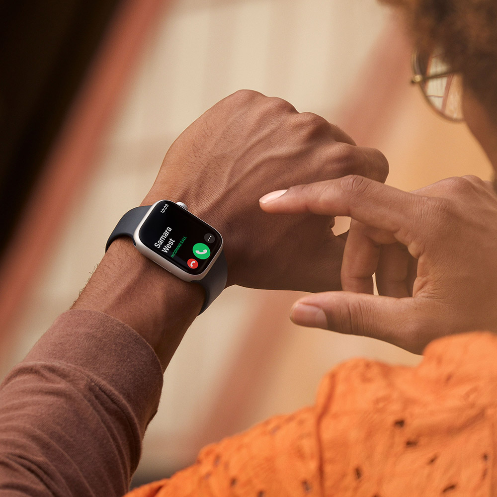 Смарт-часы APPLE Watch Series 8 GPS 45 Starlight Alum Starlight Sp/B (MNP23UL/A) Совместимость iOS (Apple)