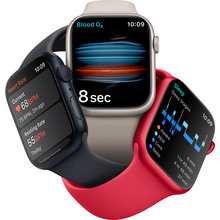 Смарт-часы APPLE Watch Series 8 GPS 45 Starlight Alum Starlight Sp/B (MNP23UL/A)