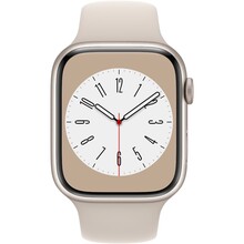 Смарт-часы APPLE Watch Series 8 GPS 45 Starlight Alum Starlight Sp/B (MNP23UL/A)