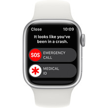 Смарт-часы APPLE Watch Series 8 GPS 41 Silver Alum White Sp/B (MP6K3UL/A)