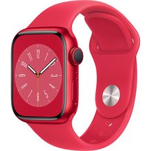 Смарт-часы APPLE Watch Series 8 GPS 41 (PRODUCT)RED Alum (PRODUCT)RED Sp/B (MNP73UL/A)