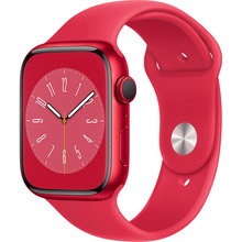 Смарт-часы APPLE Watch Series 8 GPS 45 (PRODUCT)RED Alum (PRODUCT)RED Sp/B (MNP43UL/A)