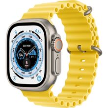 Смарт-часы APPLE Watch Ultra GPS + Cellular, 49mm Titanium Case/Yellow Ocean Band (MNHG3UL/A)