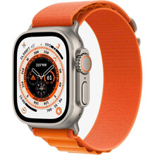 Смарт-часы APPLE Watch Ultra GPS + Cellular 49 mm Titanium Case/Orange Alpine Loop M (MQFL3UL/A)