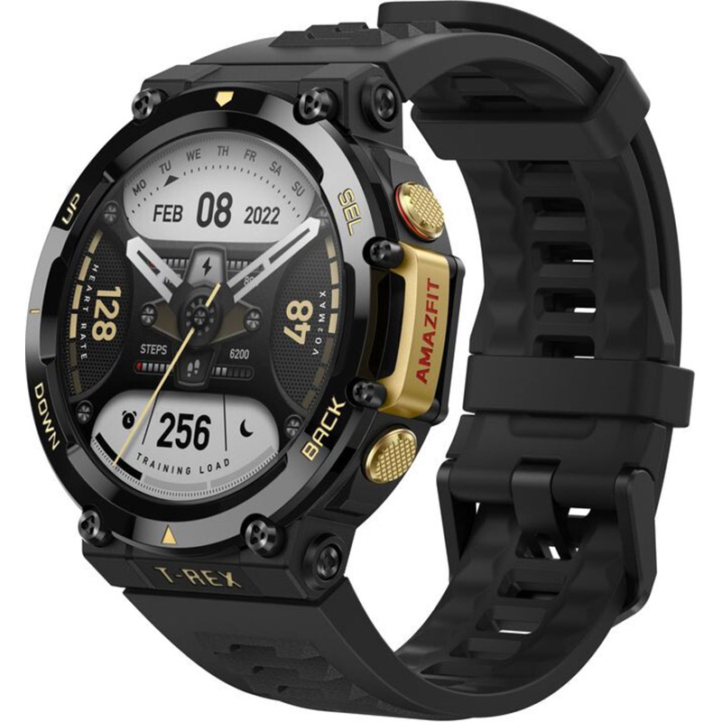 Смарт-часы AMAZFIT T-Rex 2 Astro Black and Gold