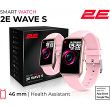 Смарт-часы 2E Wave S 46 mm Pink (2E-CWW11PK)