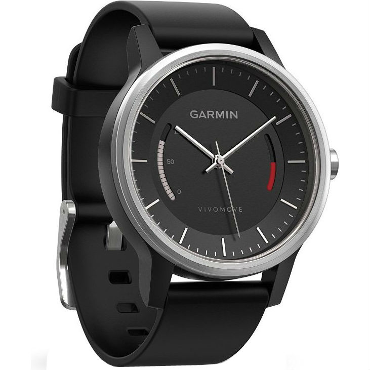 Смарт-годинник GARMIN vivomove Sport Black with Sport Band (010-01597-00)