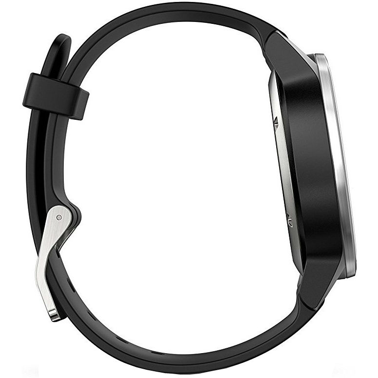 Смарт-годинник GARMIN vivomove Sport Black with Sport Band (010-01597-00) Тип індикації стрілочний