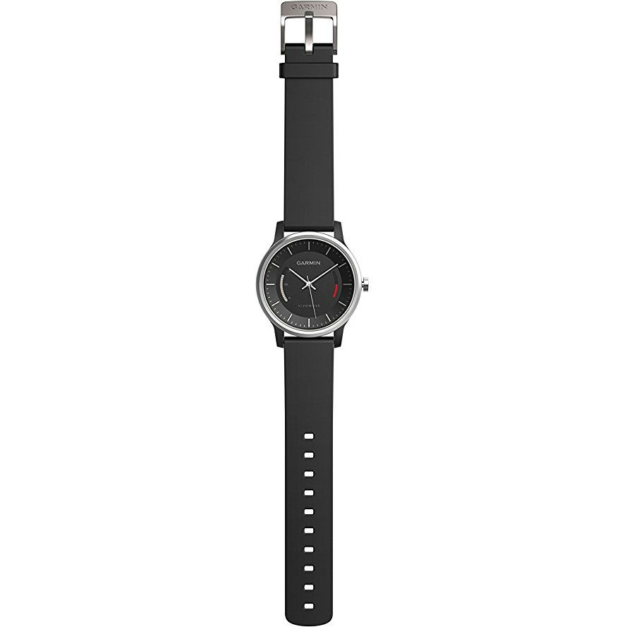 Зовнішній вигляд Смарт-годинник GARMIN vivomove Sport Black with Sport Band (010-01597-00)