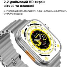 Смарт-годинник KEQIWEAR WS X9 Silver (WS-X9ULTRAs)